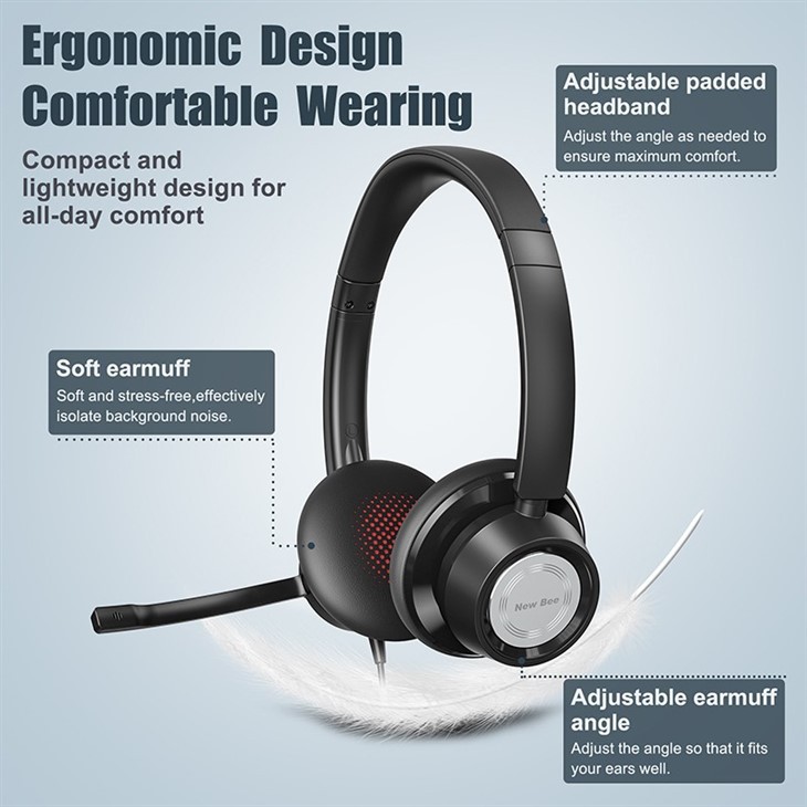 telephone headset for computer