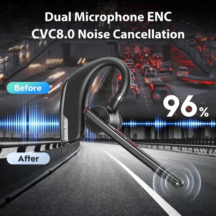 Wireless Headset With Charging Case
