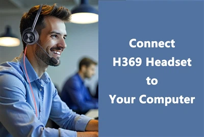 Wie schließt man das neue Bee H369-Headset richtig an den Computer an?